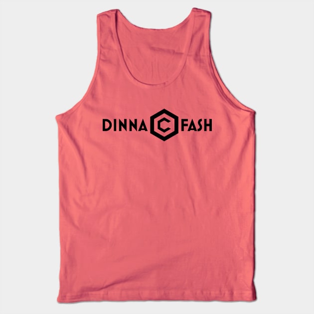 Dinna Fash CRO Cronos Crypto.com Outlander BLACK Tank Top by GraficBakeHouse